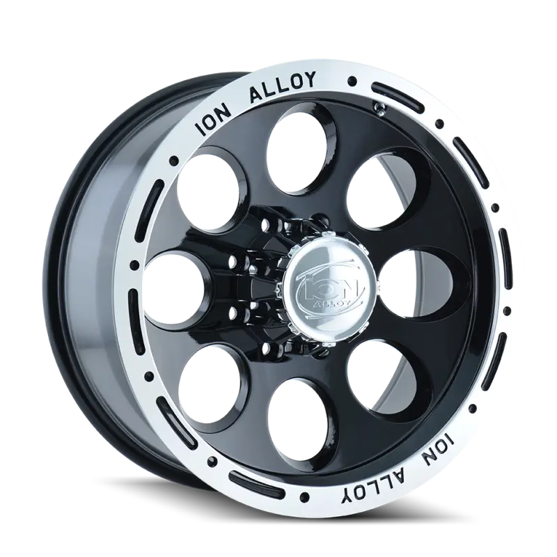Ion Type 174 15X10 / 5X114.3 Bp / -38Mm Offset / 83.82Mm Hub Black/Machined Wheel 1