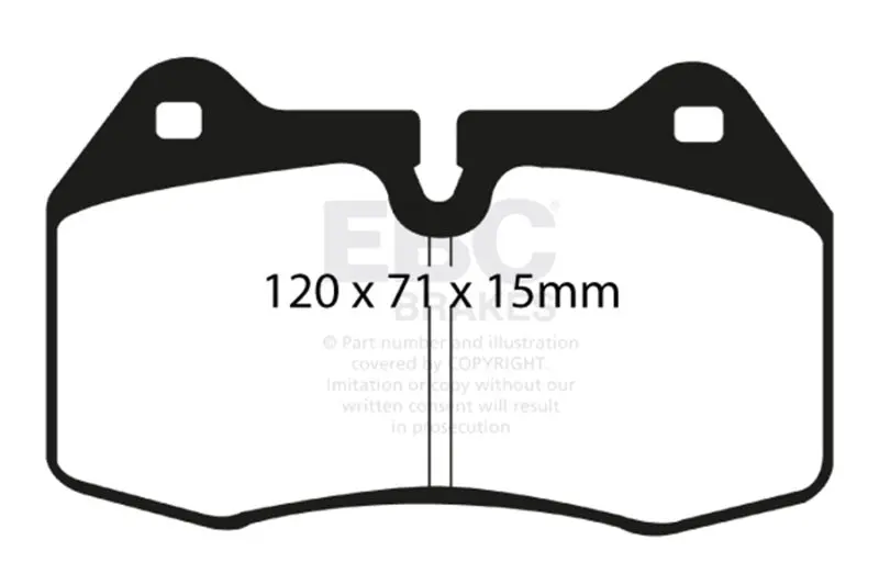 Ebc 03-04 Infiniti G35 3.5 (Manual) (Brembo) Ultimax2 Front Brake Pads 1