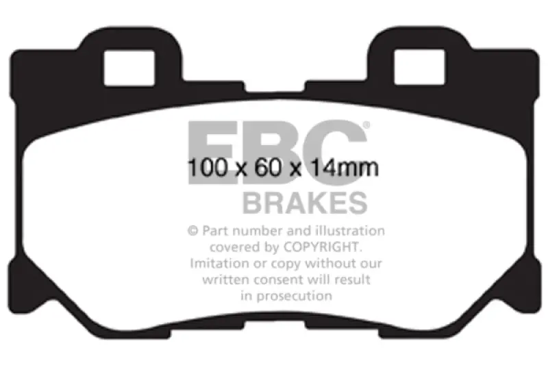 Ebc 2013+ Infiniti Q50 Hybrid 3.5L Hybrid Sport Ultimax2 Rear Brake Pads 1