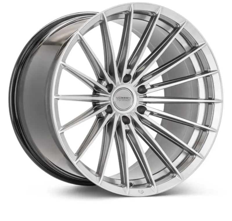 Vossen Hfx-4 20X10 - 6X139.7 - Et-18 - Super Deep - 106.1 - Hyper Silver Wheel 1