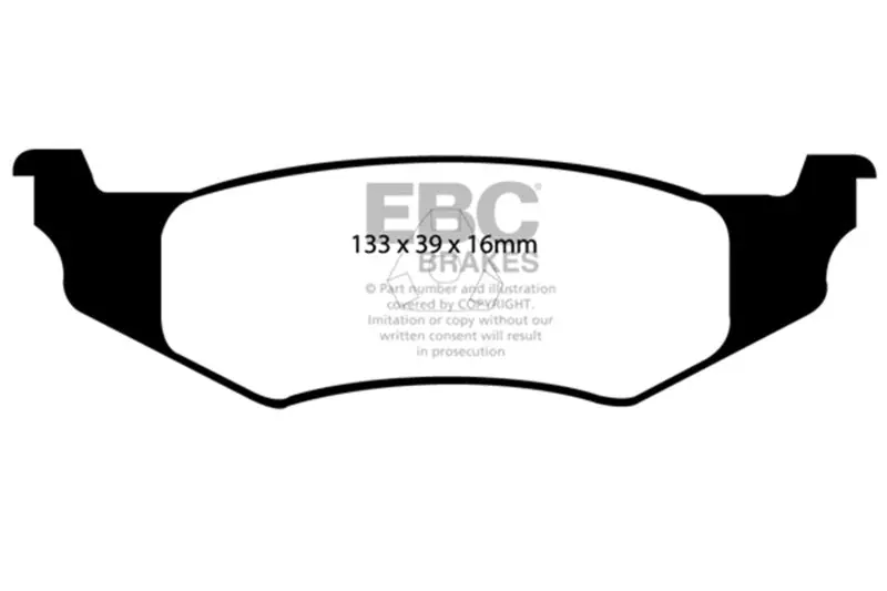 Ebc 99-04 Chrysler 300M 3.5 Ultimax2 Rear Brake Pads 1