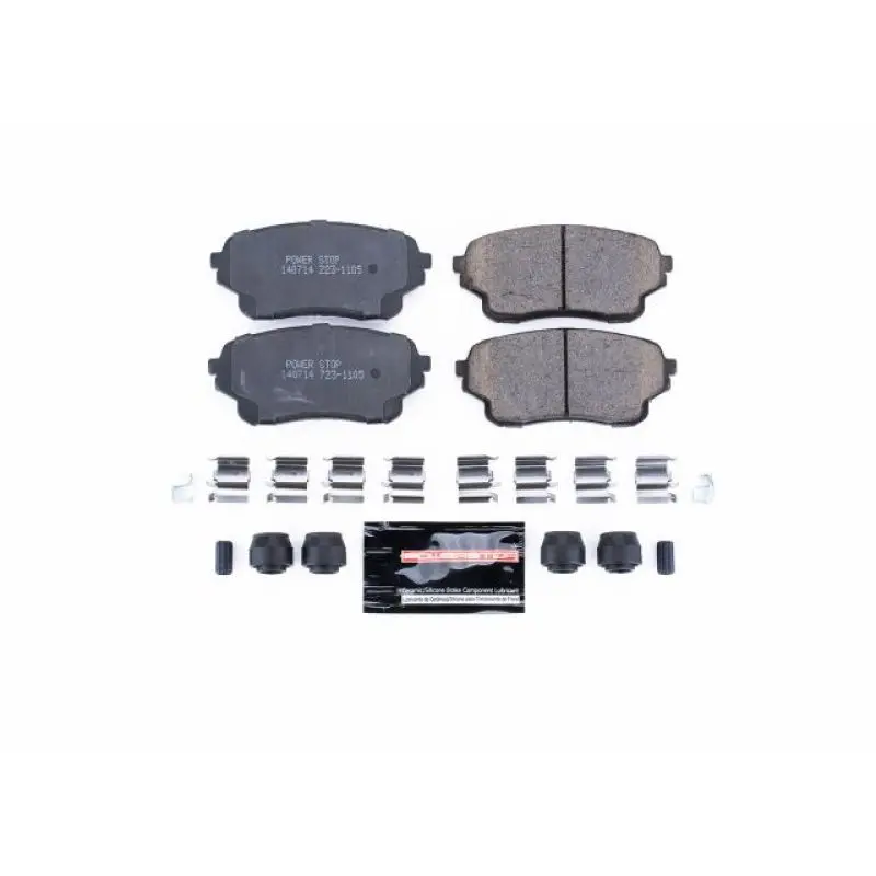 Power Stop 04-06 Suzuki Xl-7 Front Z23 Evolution Sport Brake Pads W/Hardware 1