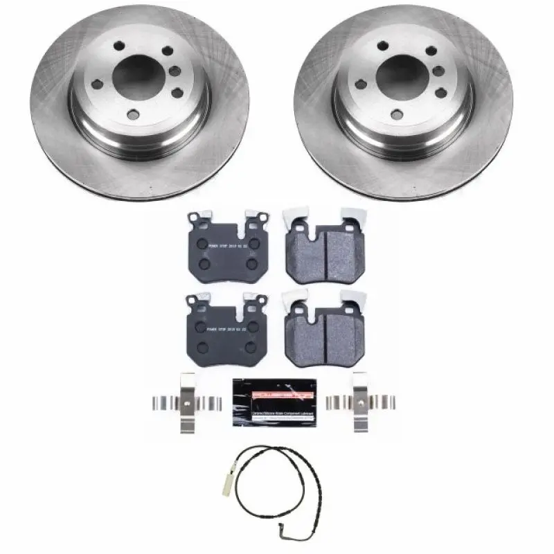 Power Stop 08-10 Bmw 135I Rear Track Day Spec Brake Kit 1