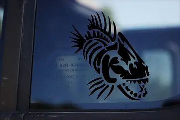 Fishbone Offroad Fishbone 5In. Decal 1