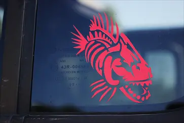 Fishbone Offroad 3In. Fishbone Decal 1