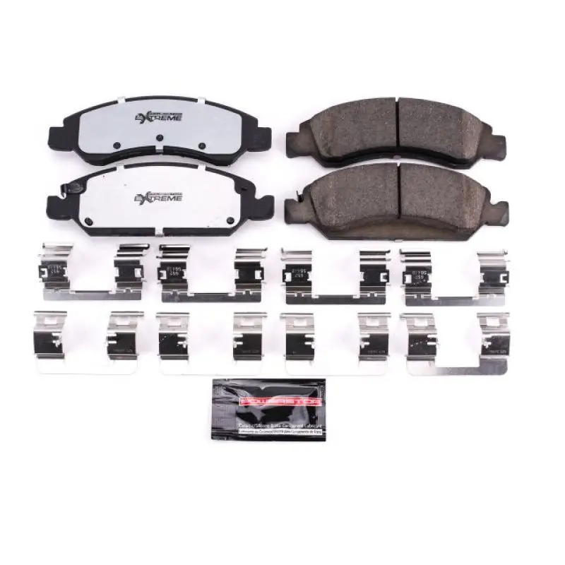 Power Stop 2008 Chevrolet Avalanche Front Z36 Truck & Tow Brake Pads W/Hardware 1