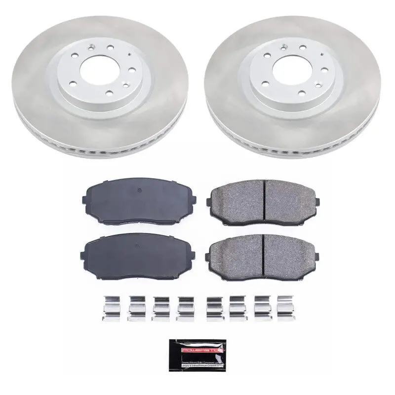 Power Stop 07-15 Mazda Cx-9 Front Semi-Coated Rotor Kit 1