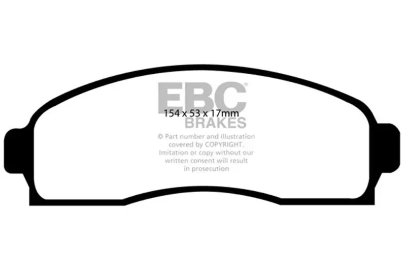 Ebc 03-06 Chevrolet Equinox 3.4 Ultimax2 Front Brake Pads 1