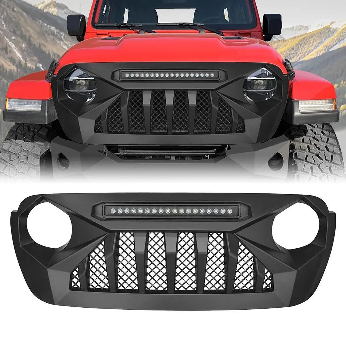 Demon Grille W/Led Lights 1