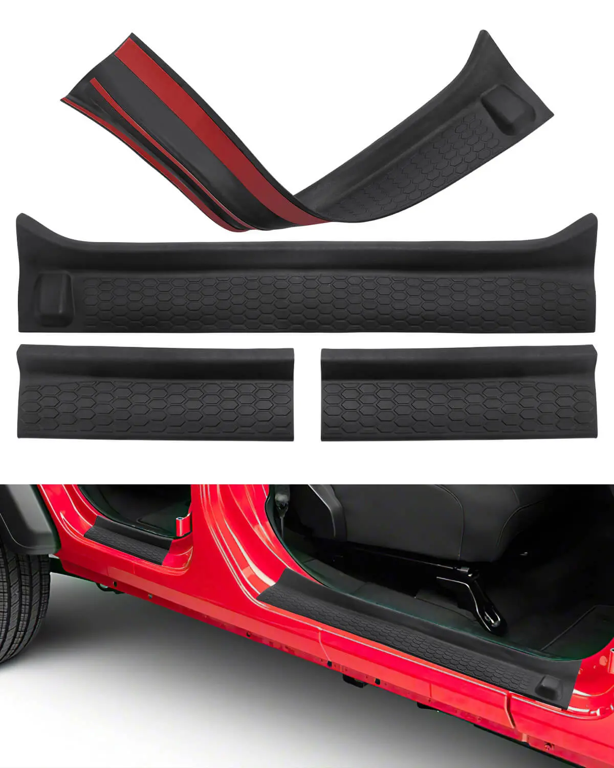 Door Sill Guards For Wrangler Jl 4-Door & Gladiator Jt 2018–2024 1