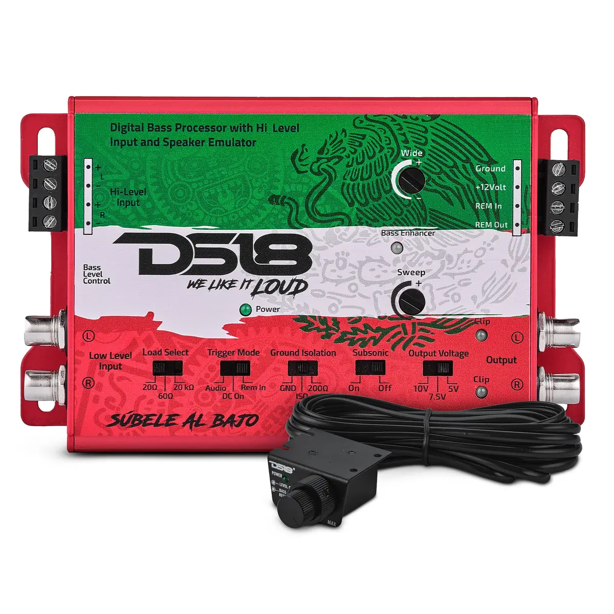 Digital Bass Processor With Hi To Low Signal Converter & Speaker Emulator  – Mexico Design 1