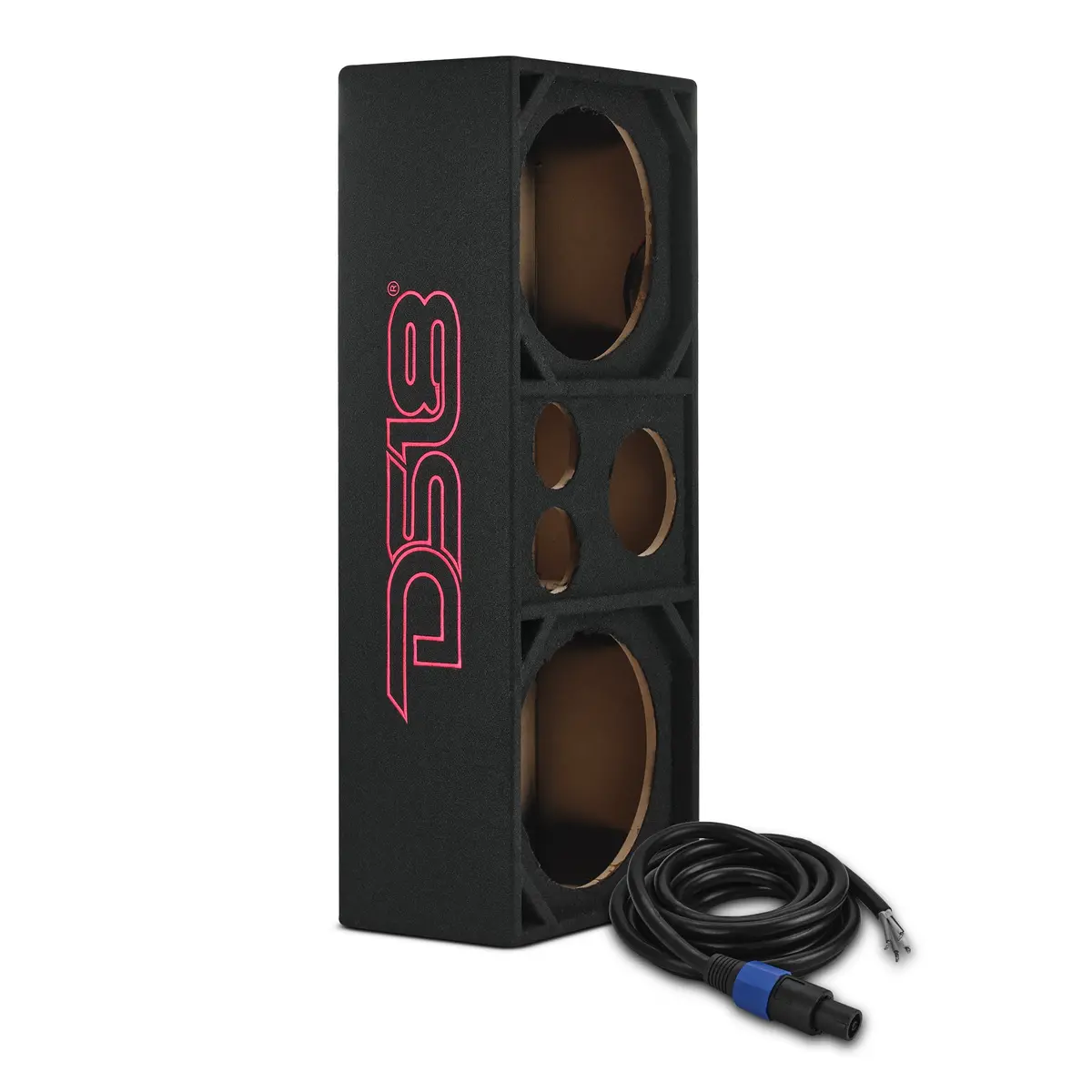 Dual 12” + Dual 4” Tweeter + 2” Driver Ported Voceteo Empty Enclosure | Speakon-Ready 1