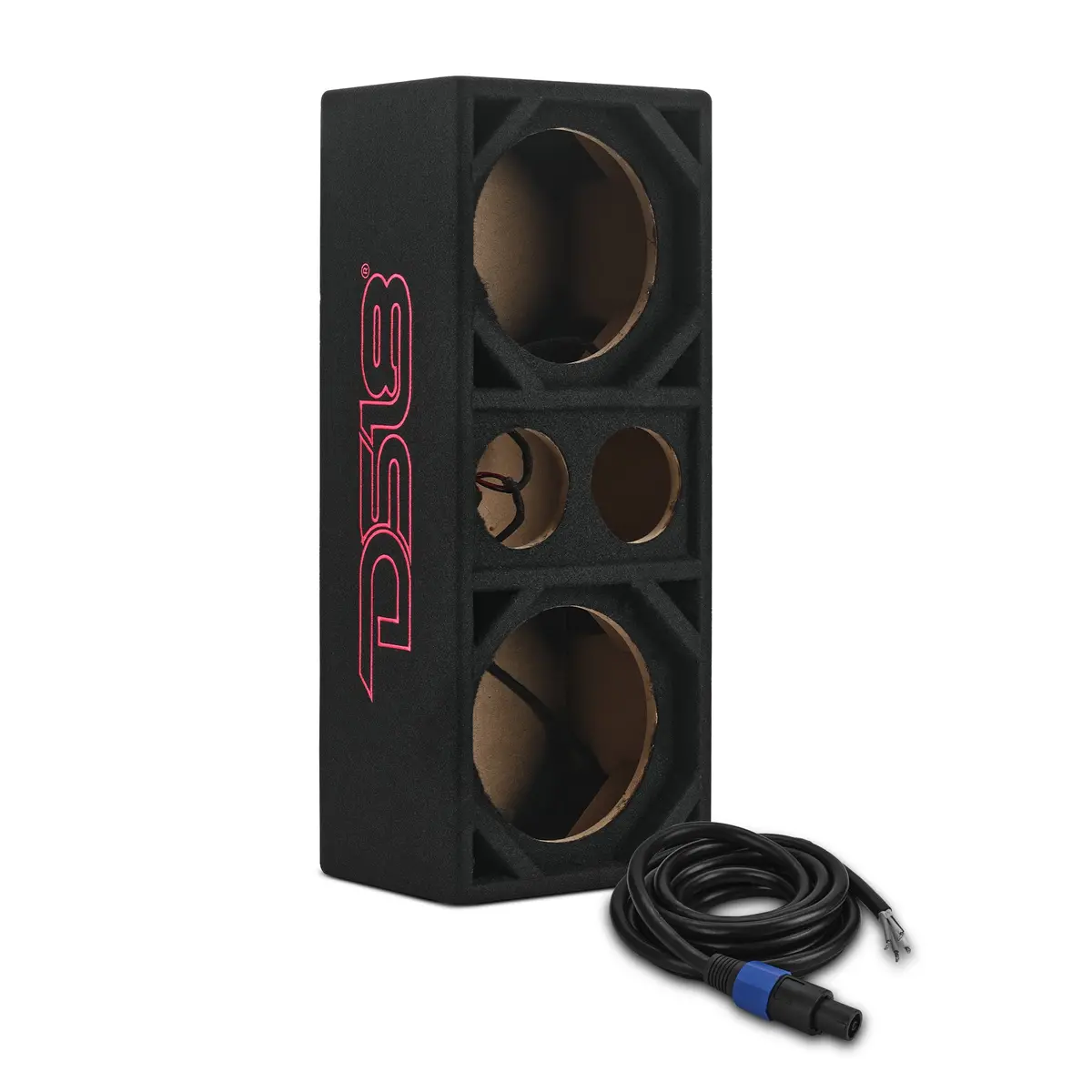 Dual 8” + Dual 4” Tweeter Ported Voceteo Empty Enclosure | Speakon-Ready 1
