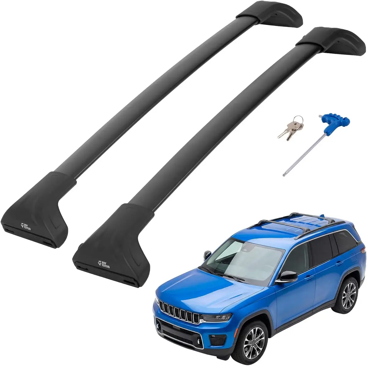 Joytutus Lockable Roof Rack Cross Bars Compatible With Jeep Grand Cherokee 2022-2025 1