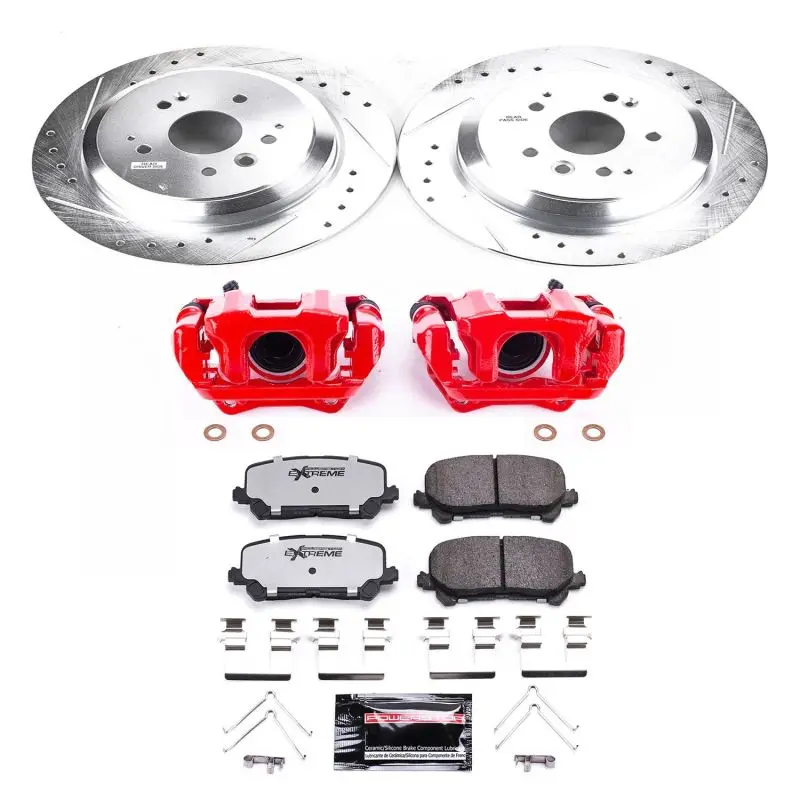 Power Stop 14-16 Acura Mdx Rear Z36 Truck & Tow Brake Kit W/Calipers 1