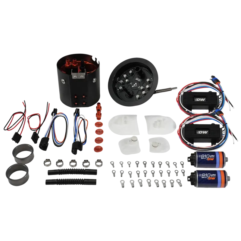 Deatschwerks 06-13 Bmw E9x/E8x X2 Dual Pump Module W/ Dual Dw810 Brushless Fuel Pumps 1