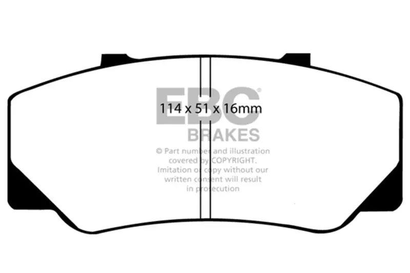 Ebc 91-94 Nissan Sentra Se-R Ultimax Rear Brake Pads 1