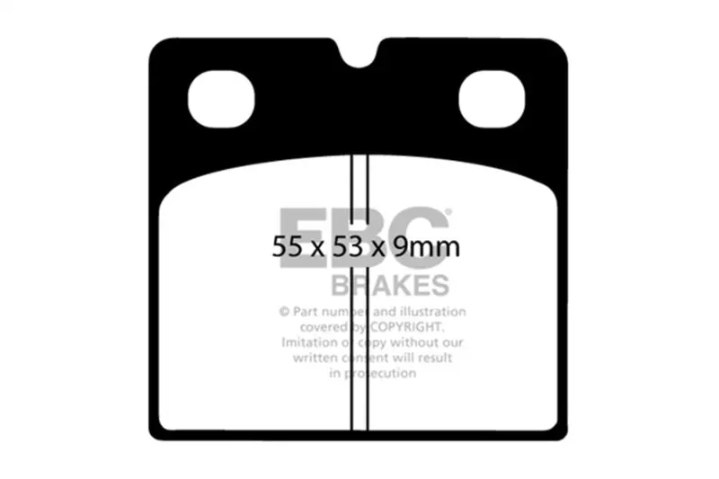 Ebc 04-12 Aston Martin Db9 Parking Brake Ultimax2 Rear Brake Pads 1
