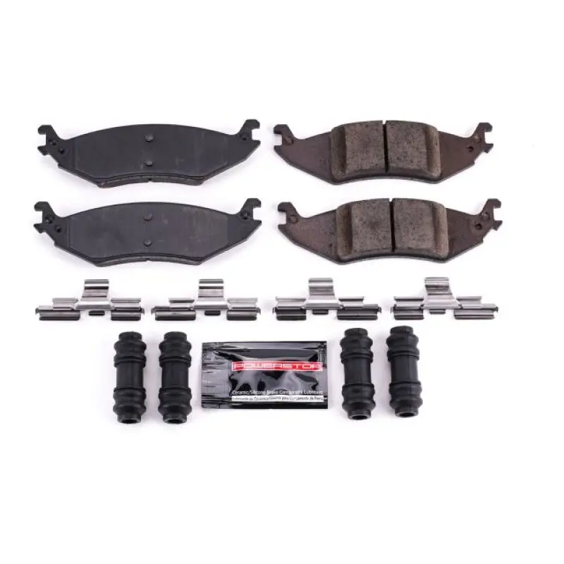 Power Stop 04-07 Ford E-150 Rear Z23 Evolution Sport Brake Pads W/Hardware 1