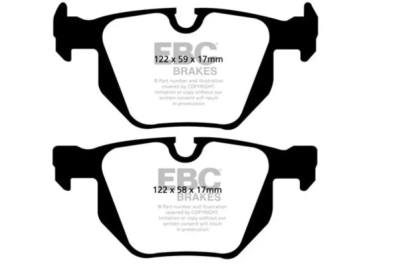 Ebc 07-10 Bmw X5 3.0 Ultimax2 Rear Brake Pads 1