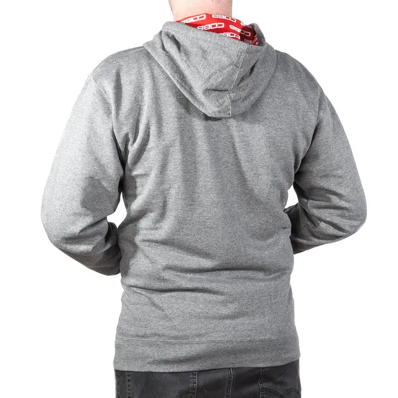 Cobb Grey Zippered Hoodie - Size Large 1