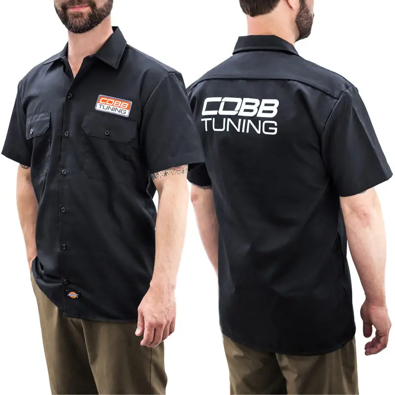 Cobb Dickies Work Shirt W/Embroidered Patch - Large 1