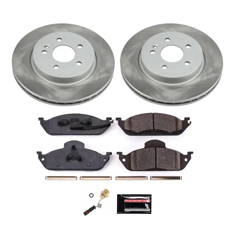 Power Stop 1999 Mercedes-Benz Ml430 Front Semi-Coated Rotor Kit 1