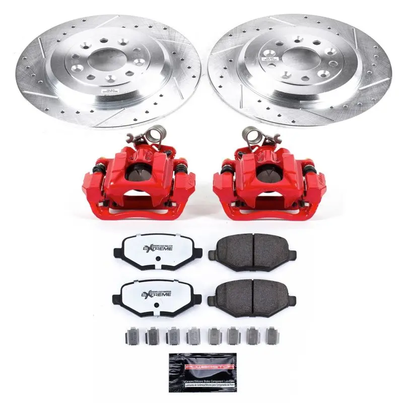 Power Stop 11-19 Ford Explorer Rear Z36 Truck & Tow Brake Kit W/Calipers 1