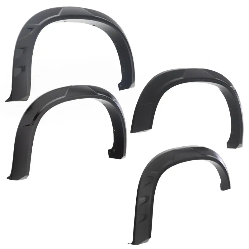 Bushwacker 19-21 Chevrolet Silverado 1500 Drt Style Flares 4Pc - Black 1