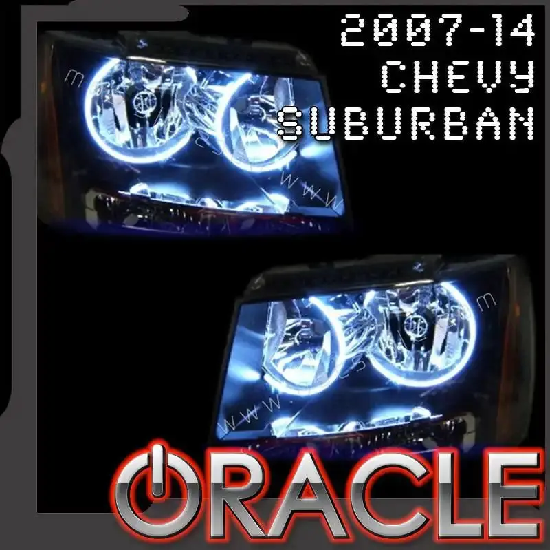 Oracle Lighting 2007-2014 Chevy Suburban Led Headlight Halo Kit 1