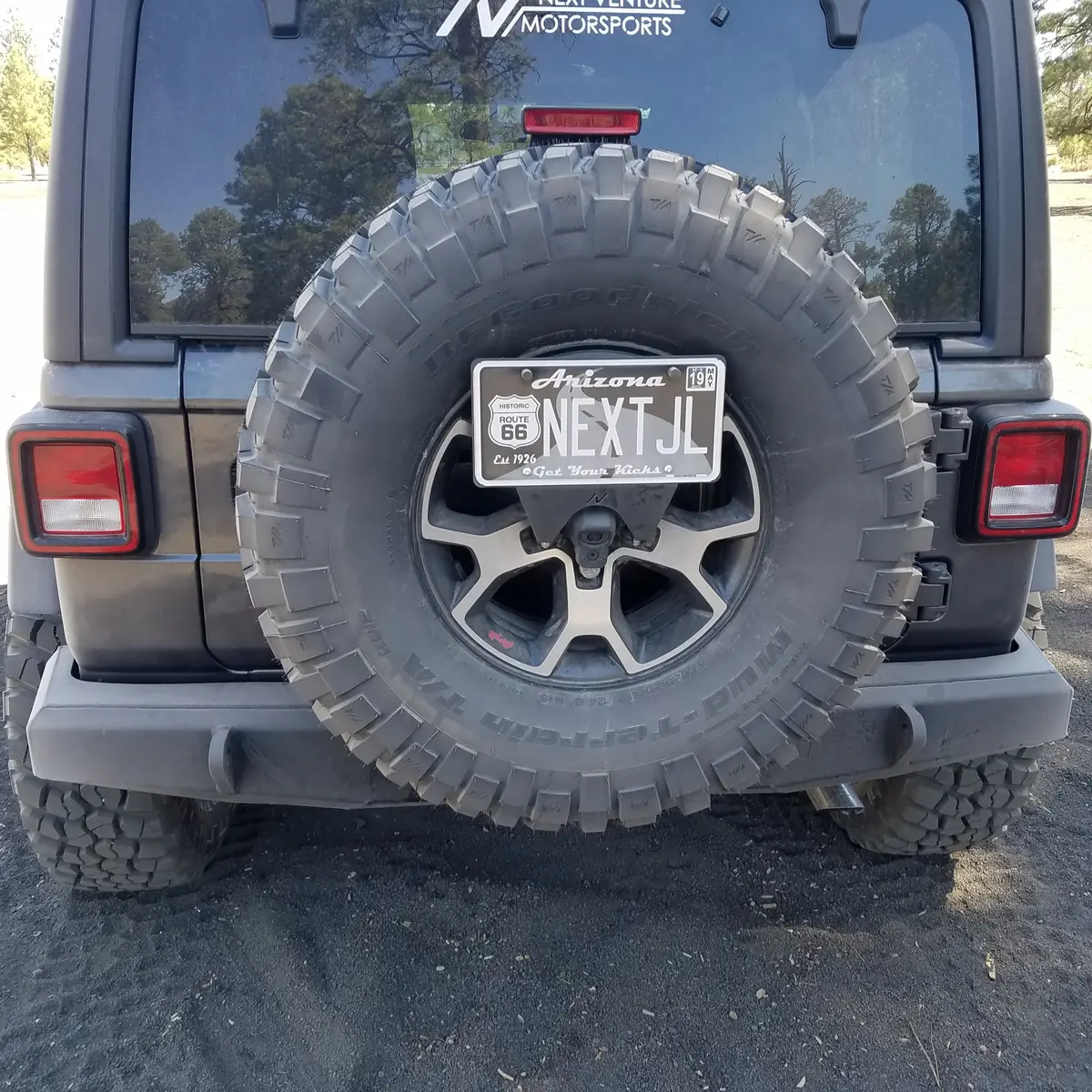 Jl / Jk License Plate Relocation Bracket 1