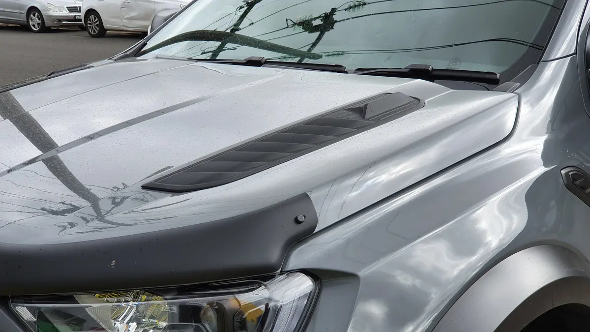 Ford Ranger, Raptor, Everest (Px) 2015-2021 Air Design Hood Vents Set - Satin Black (Bonnet Scoop) 1