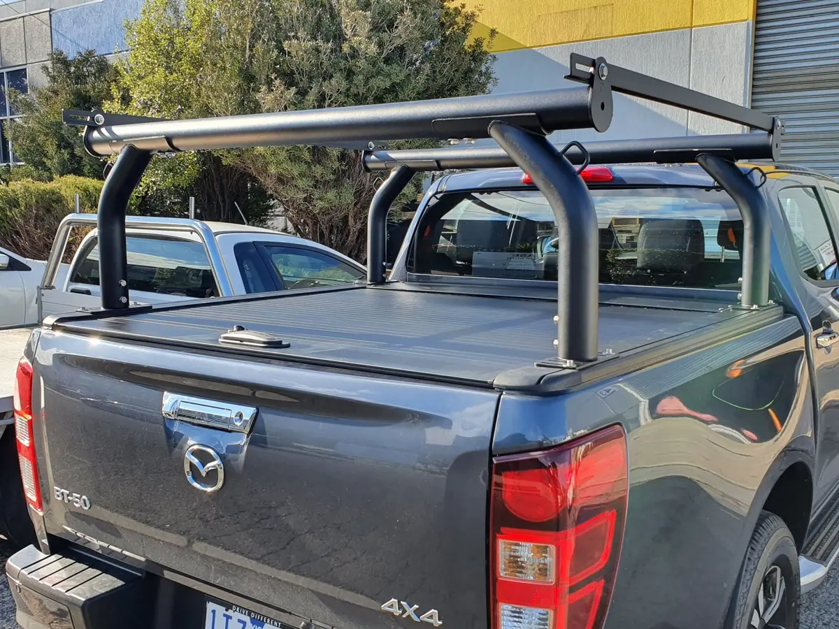 Mazda Bt-50 Dc (Rg04) 2020+ Manual Roller Shutter Cover For Sports Bar Tonneau Hard Lid 1