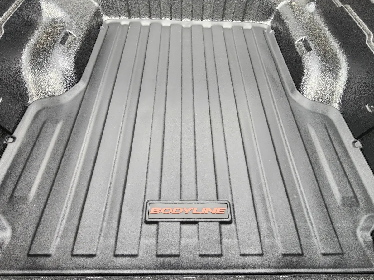 Kia Tasman 2025+ Ute Tub Mat - Heavy Duty Moulded Rubber Mat (For Factory Plastic Tub Liner) 1