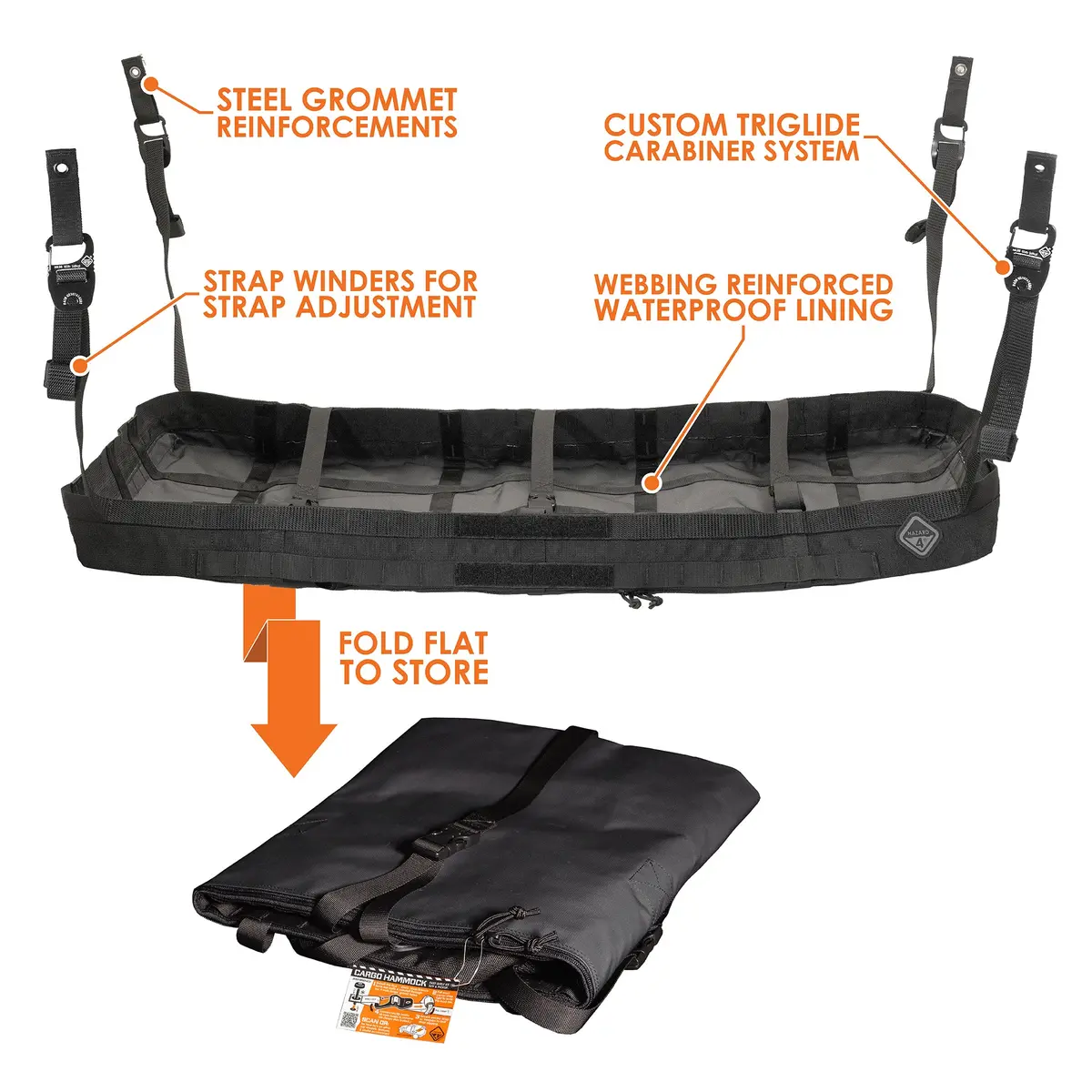 Cargo Hammock & Smuggler Set | Overlanding Vehicle Storage & Concealed Gear System For Wrangler, Bronco & Others 2