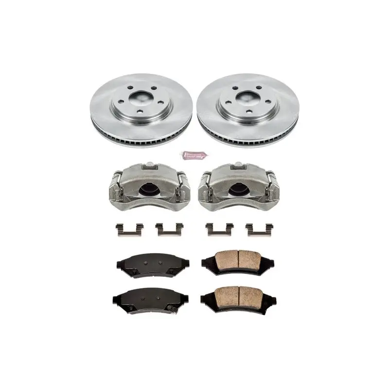 Power Stop 2004 Pontiac Grand Prix Front Autospecialty Brake Kit W/Calipers 1