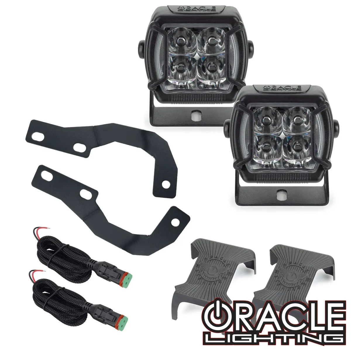 2010-2023 Lexus Gx460 A-Pillar Hood Mount Brackets W/ Vega™ Series 4 Spotlights 1