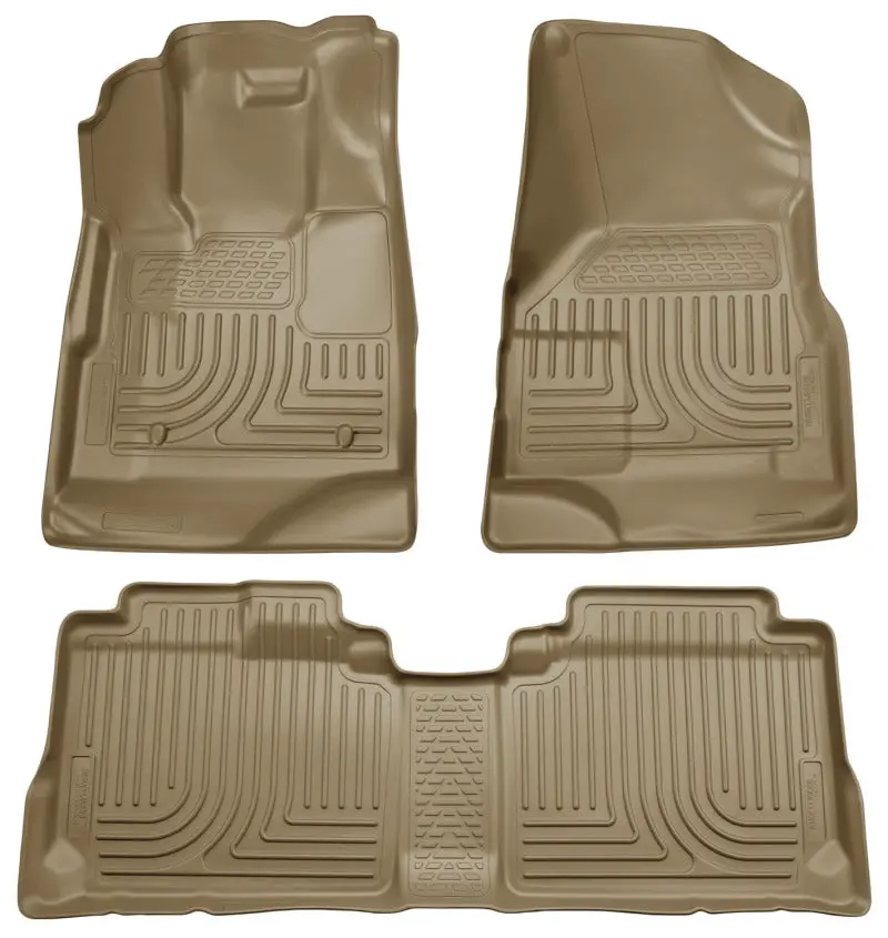 Husky Liners 09-12 Ford Escape/Mazda Tribute (Base/Hybrid) Weatherbeater Combo Tan Floor Liners 1