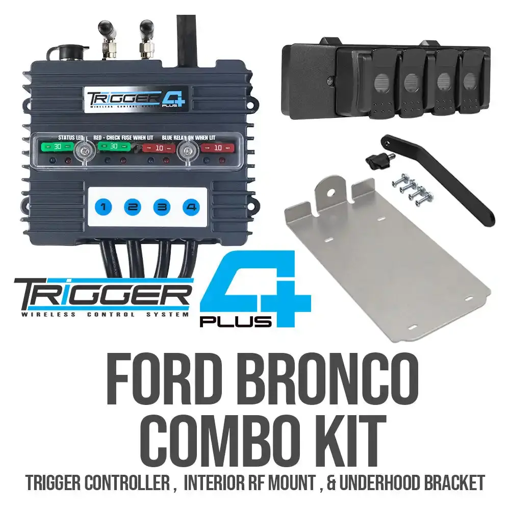 Trigger 4 Plus Controller Ford Bronco 2021+ Combo Kit 1