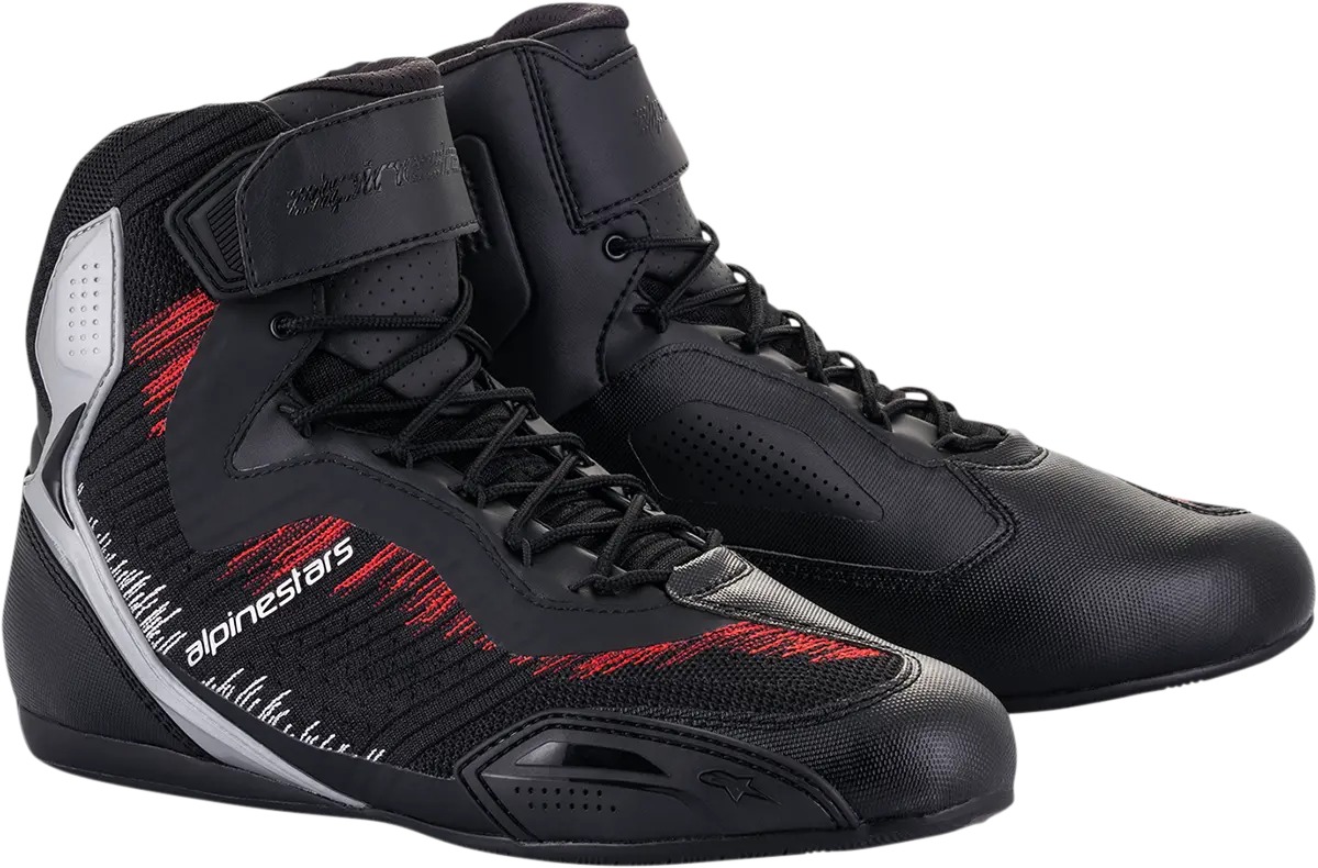Alpinestars Faster-3 Rideknit Shoes - Black/Silver/Red - Us 11 2510319193011 1