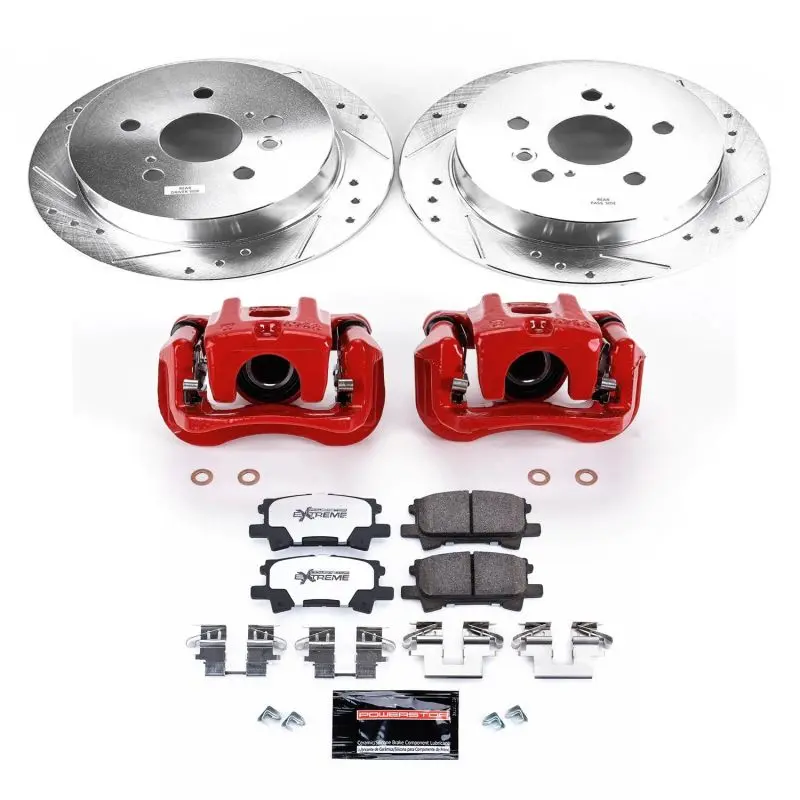 Power Stop 04-07 Toyota High Lander Rear Z36 Truck & Tow Brake Kit W/Calipers 1