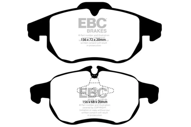 Ebc 03 Saab 9-3 2.0 Turbo (Arc) Ultimax2 Front Brake Pads 1