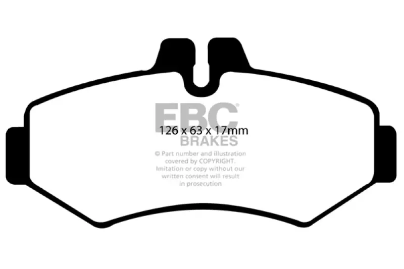 Ebc 03-05 Dodge Sprinter 2500 Bosch Rear Ultimax2 Rear Brake Pads 1