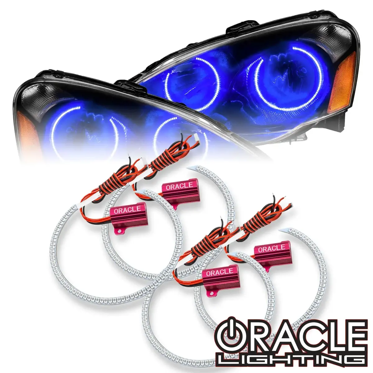 Oracle Lighting 2002-2004 Acura Rsx/Type S Led Headlight Halo Kit 1