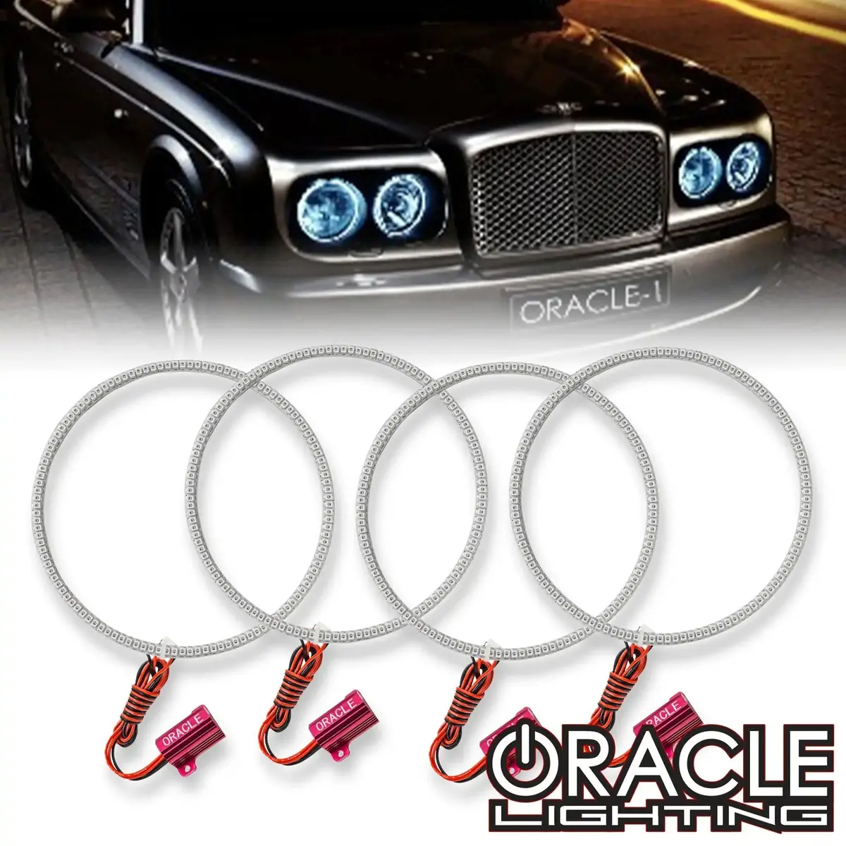 Oracle Lighting 1999-2006 Bentley Arnage Led Headlight Halo Kit 1