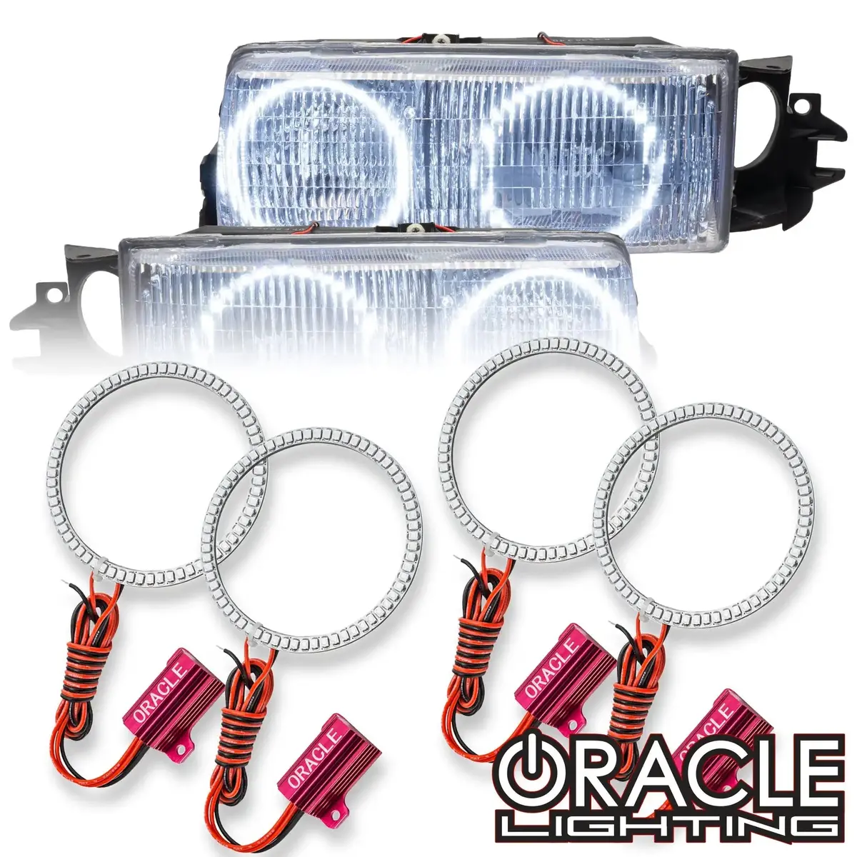 Oracle Lighting 1991-1996 Chevy Impala Led Headlight Halo Kit 1