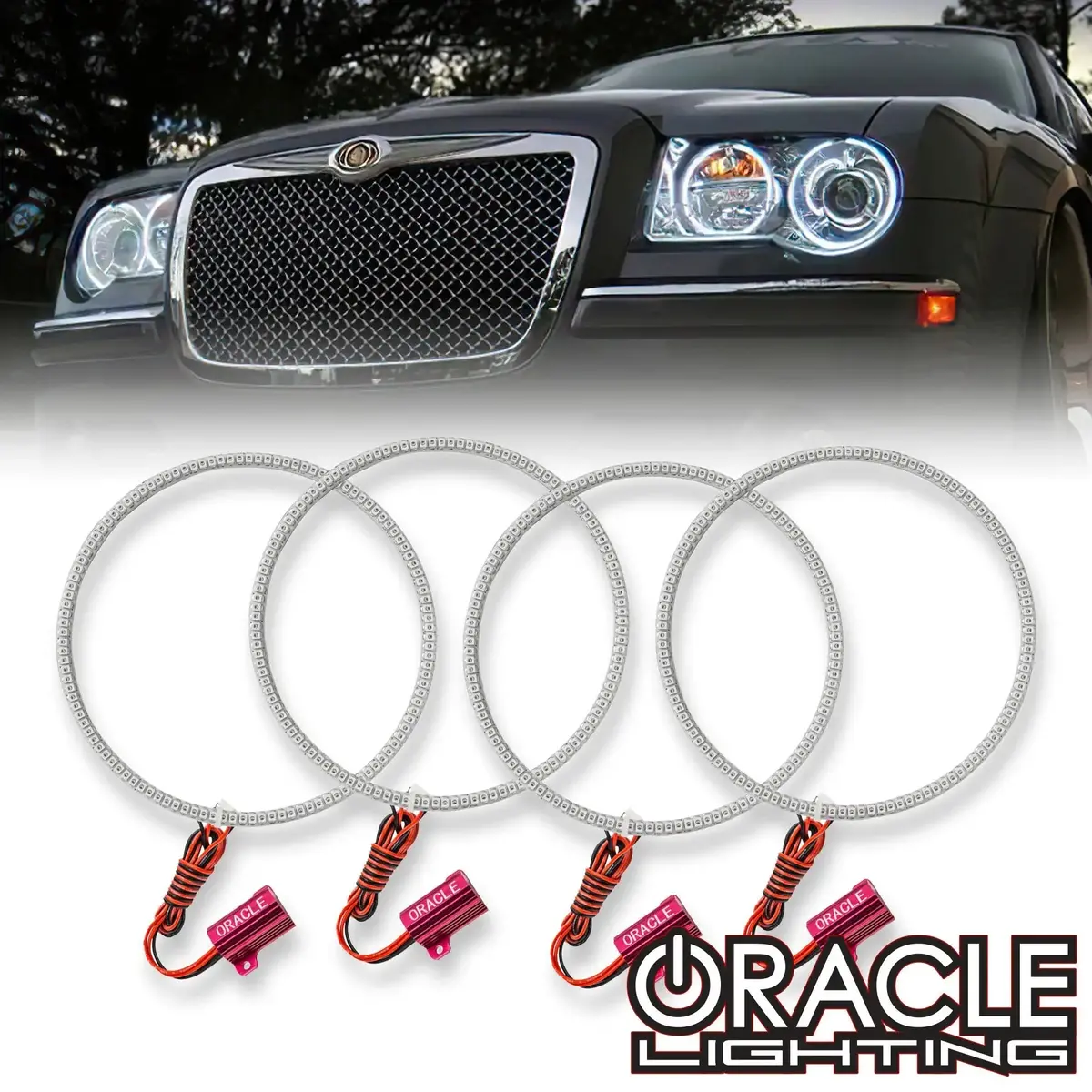 Oracle Lighting 2005-2010 Chrysler 300C Led Headlight Halo Kit 1