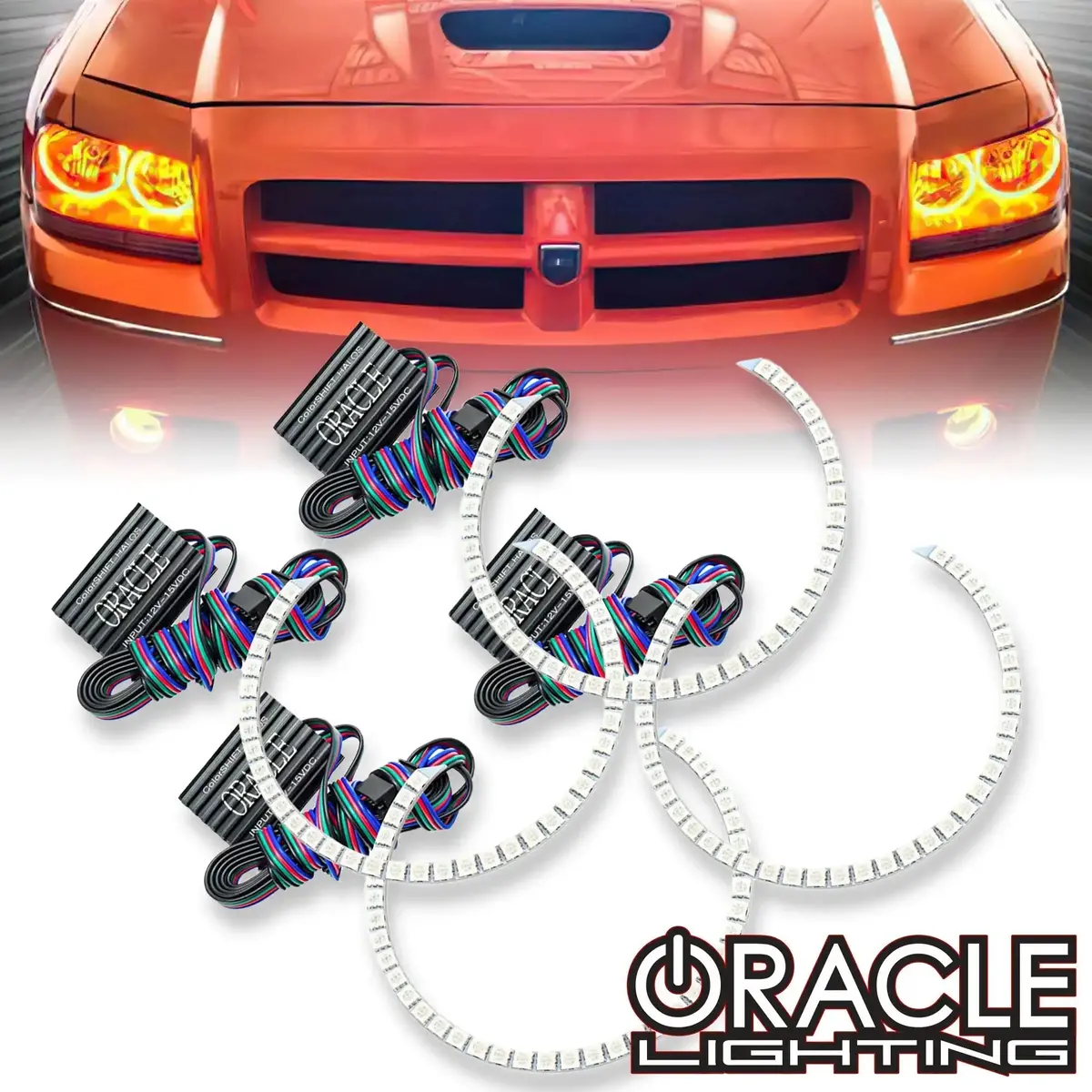 Oracle Lighting 2008 Dodge Magnum Led Headlight Halo Kit 1