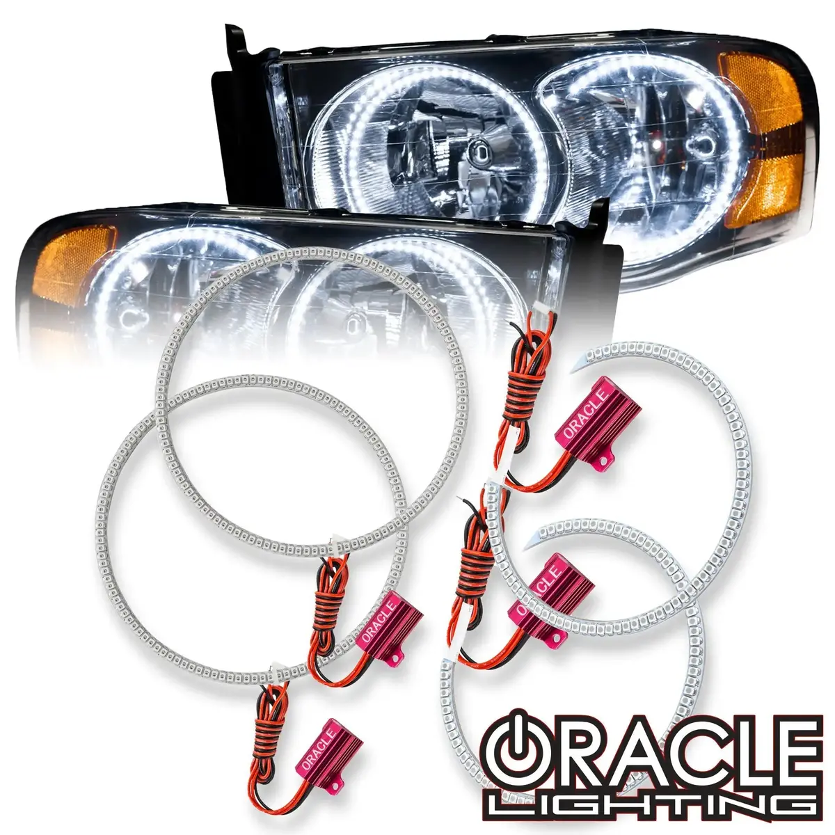 Oracle Lighting 2002-2005 Dodge Ram Led Headlight Halo Kit 1