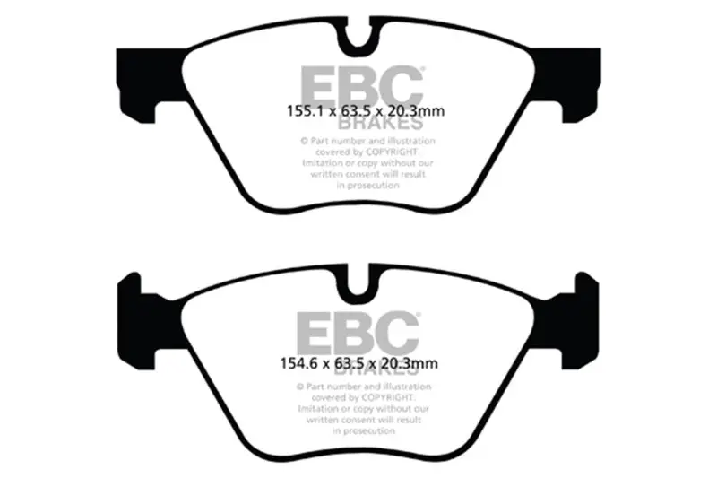 Ebc 11+ Bmw 528 2.0 Turbo (F10) Ultimax2 Front Brake Pads 1